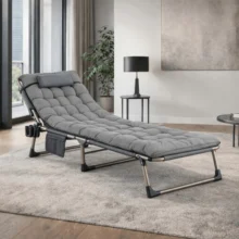 VENUS kerti dönthető napozóágy, szürke