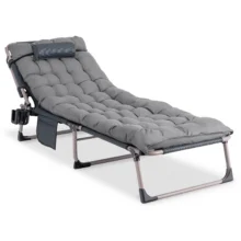 VENUS kerti dönthető napozóágy, szürke