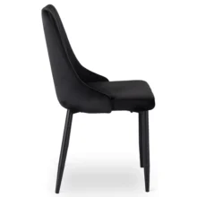 Étkezőszék BARI fekete bársony