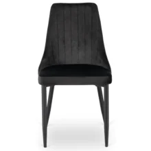 Étkezőszék BARI fekete bársony