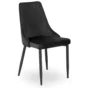 Étkezőszék BARI fekete bársony