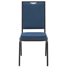 Bankett szék: Alicante Modern AM110, sötétkék/fekete váz