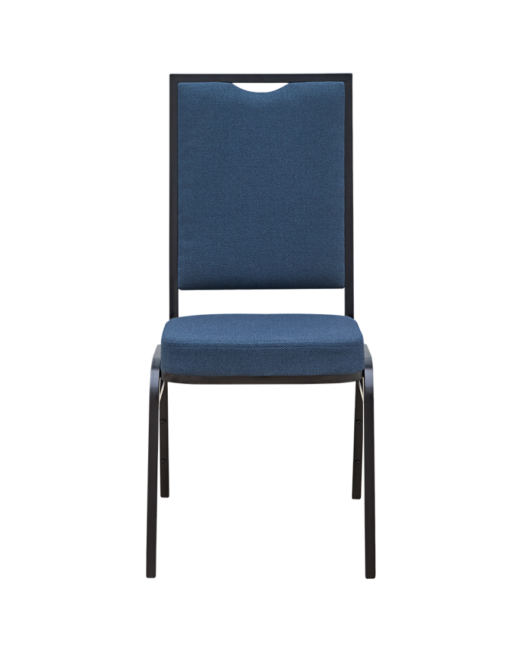 Bankett szék: Alicante Modern AM110, sötétkék/fekete váz