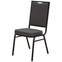 Bankett szék: Alicante Modern AM330, sötétbarna/fekete váz