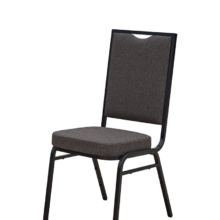 Bankett szék: Alicante Modern AM330, sötétbarna/fekete váz