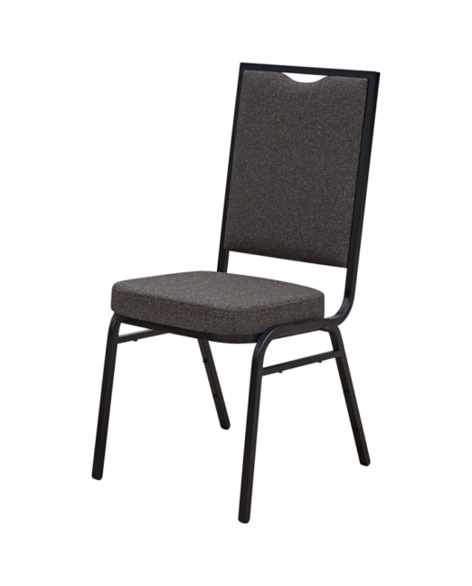 Bankett szék: Alicante Modern AM330, sötétbarna/fekete váz