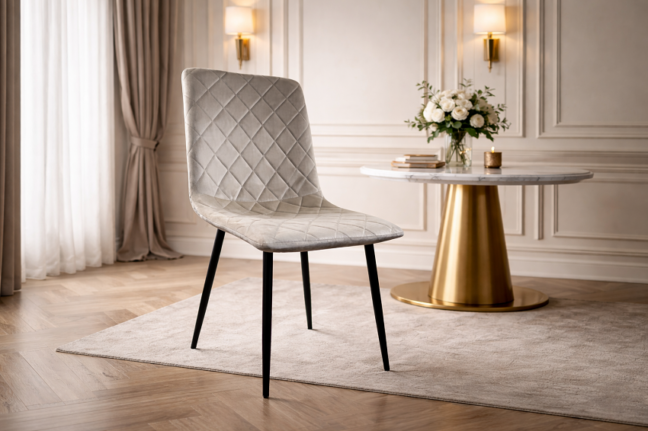 Étkezőszék LOREN ivory bézs