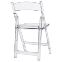 Műanyag catering szék EVENT, átlátszó