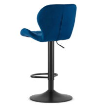 Bárszék WEST kék/fekete