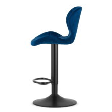 Bárszék WEST kék/fekete