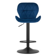 Bárszék WEST kék/fekete