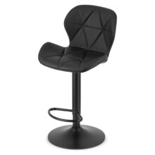 Bárszék WEST műbőr fekete/fekete