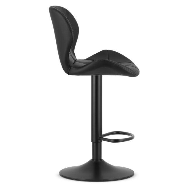 Bárszék WEST műbőr fekete/fekete