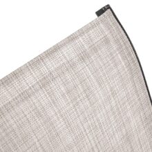 Kerti acél étkezőgarnitúra szett BISTRO – bézs/fekete vázzal