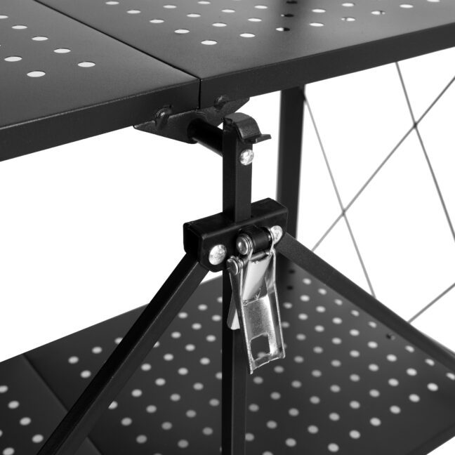 GESTEL összecsukható tárolópolc, fekete