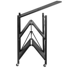 GESTEL összecsukható tárolópolc, fekete