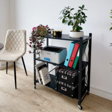 GESTEL összecsukható tárolópolc, fekete