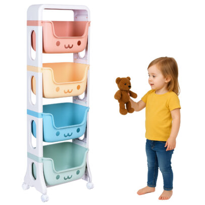 BOBBY gurulós gyerek tárolópolc