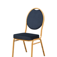 Bankett szék: Herman MODERN Velour – fekete