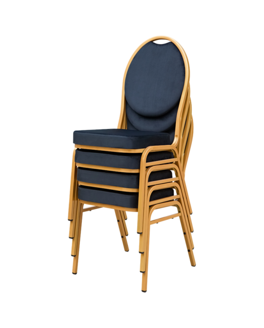 Bankett szék: Herman MODERN Velour – fekete