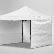 Vízálló kültéri pavilon, fehér 3×3 m