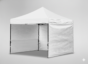 Vízálló kültéri pavilon, fehér 3x3 m