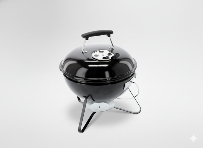 Gömb grillsütő fedővel