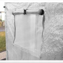 Kerti fóliasátor paradicsomtermesztéshez, 200 x 77 x 168/146 cm