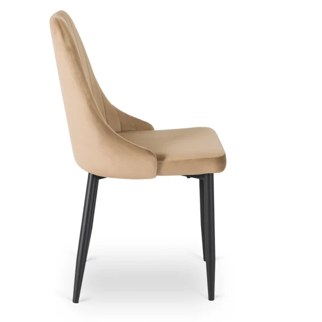 Étkezőszék BARI bézs bársony