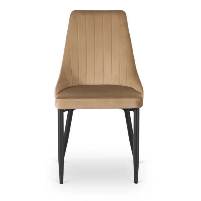 Étkezőszék BARI bézs bársony