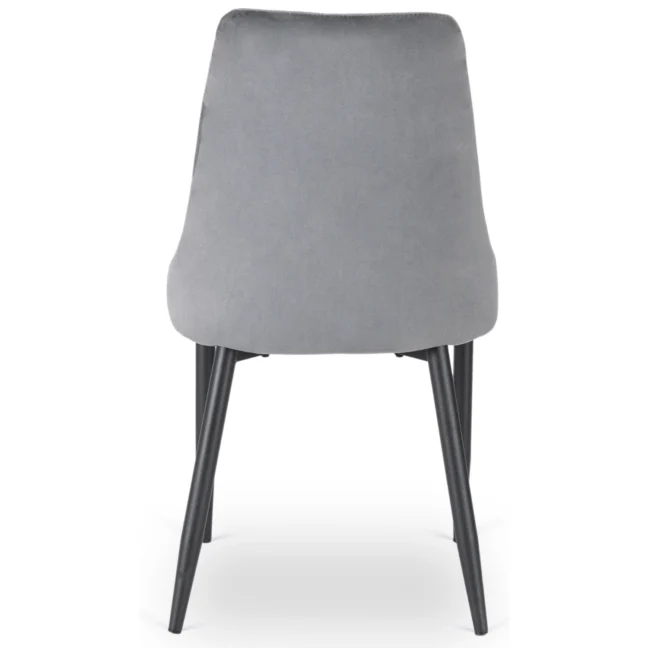 Étkezőszék BARI szürke bársony