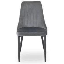 Étkezőszék BARI szürke bársony