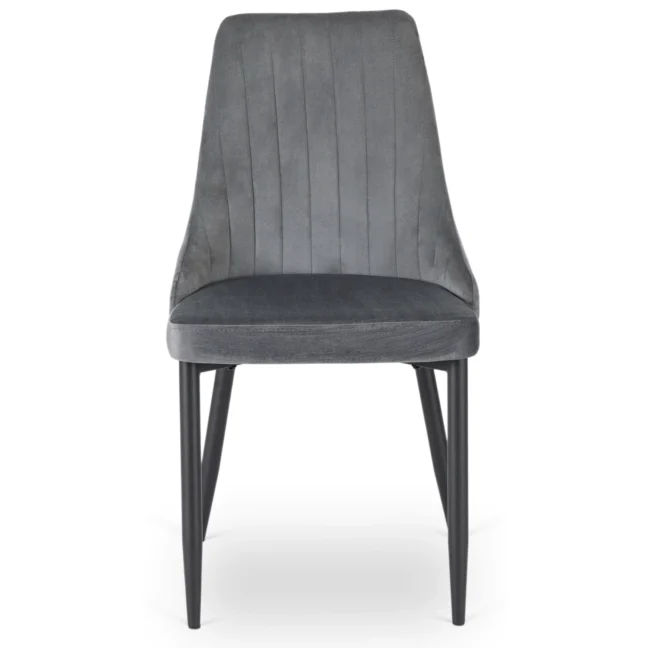Étkezőszék BARI szürke bársony