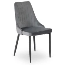 Étkezőszék BARI szürke bársony