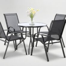 Kerti bútor szett asztallal és 4 székkel