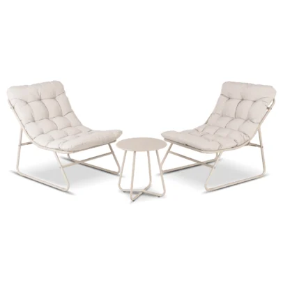 NIKEA kerti bútor szett, krémszínű