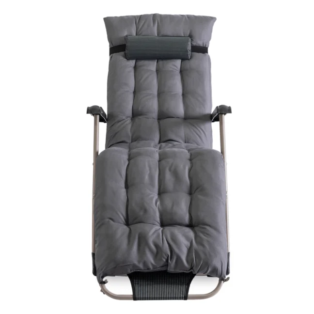 EDISON kerti dönthető fotel, szürke