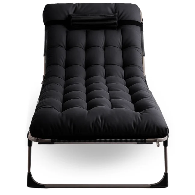 VENUS kerti dönthető napozóágy, fekete