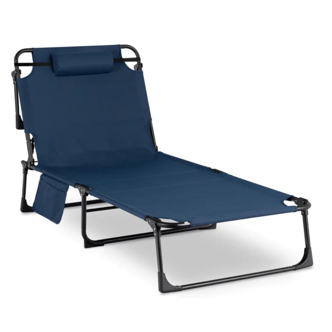 VENUS kerti dönthető napozóágy, sötétkék