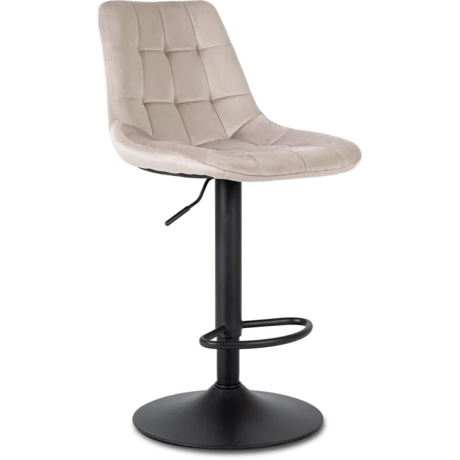 Bárszék ARCOS bézs bársony/fekete