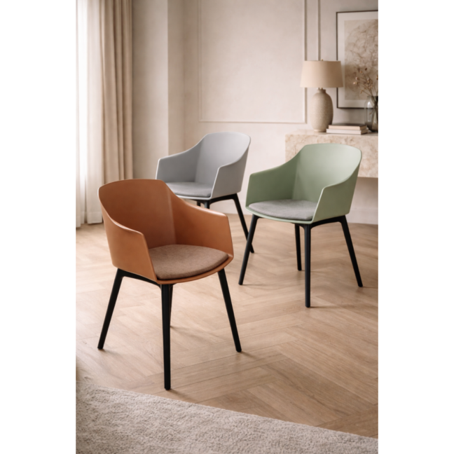 AVELINE étkezőszék, szürke