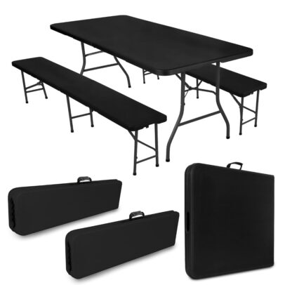 Összecsukható catering bútor szett Party, fekete