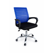 VALCOR ergonomikus irodai szék, fekete/kék