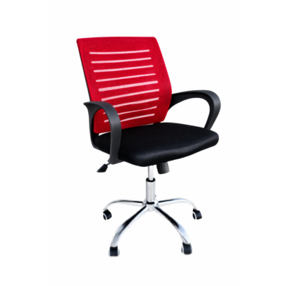 VALCOR ergonomikus irodai szék, fekete/piros