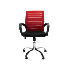 VALCOR ergonomikus irodai szék, fekete/piros