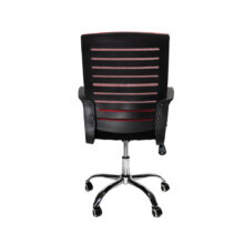 VALCOR ergonomikus irodai szék, fekete/piros