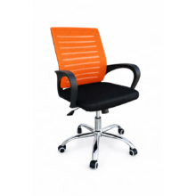 VALCOR ergonomikus irodai szék, fekete/narancssárga