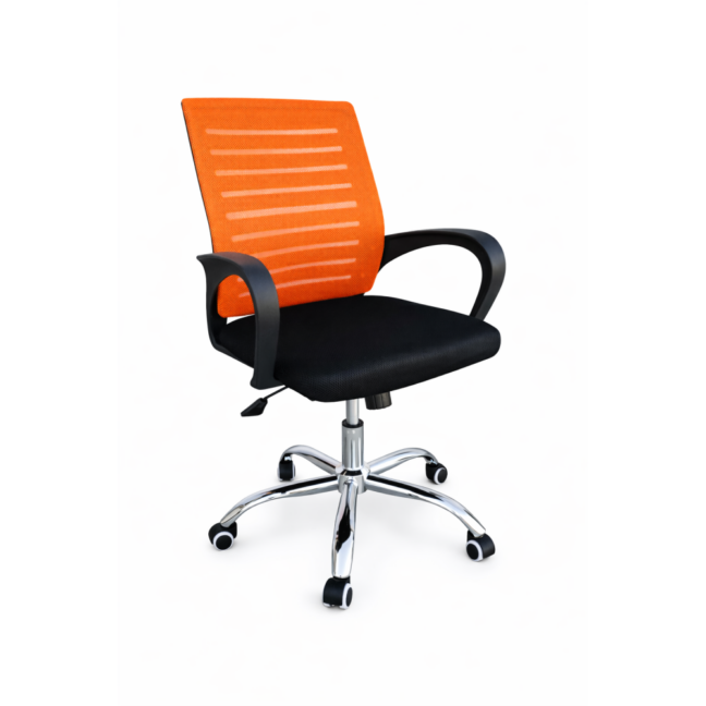 VALCOR ergonomikus irodai szék, fekete/narancssárga