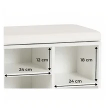 AXEL cipőszekrény, fehér