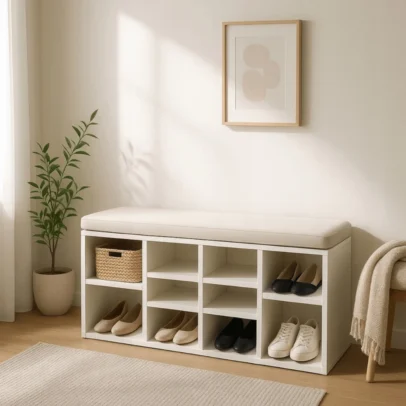 AXEL cipőszekrény, fehér